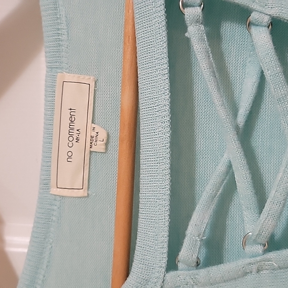 Aqua sweater - Picture 3 of 4